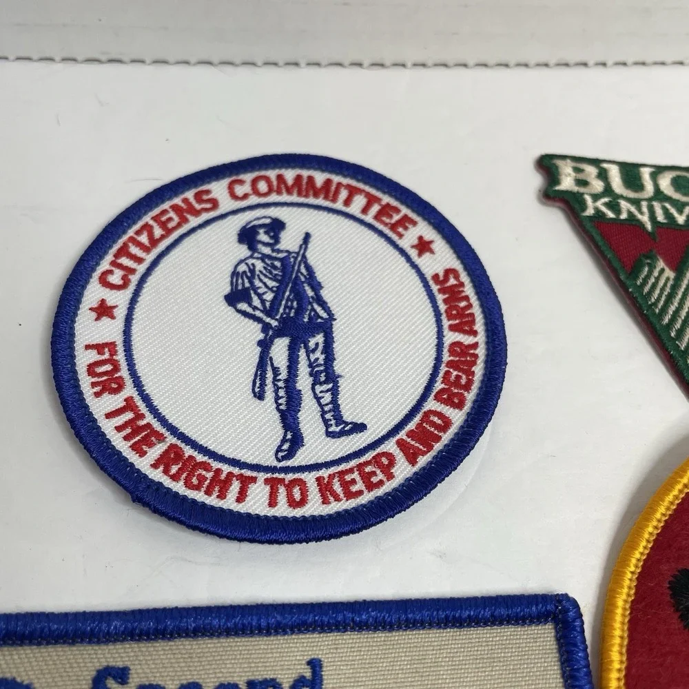 Smith Wesson Firearm 2nd Amendment Rifle Gun Patch Right To Bear Arms Buck Knife